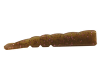 3inShrimp_Tail-Root_beer-R&R Tackle Co. | Premium Saltwater Fishing Tackle. Brown soft plastic shrimp tail lure.