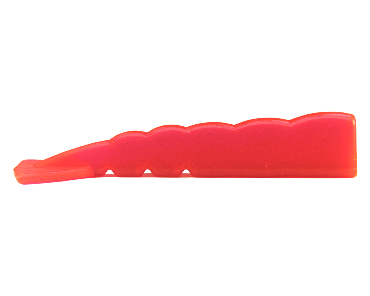 4inShrimp_Tail-Flamingo-R&R Tackle Co. | Premium Saltwater Fishing Tackle. Their design, paired with a Mustad 2X Strong Black Nickel hook, provides the strength and durability needed to withstand the fight against big and aggressive fish.
