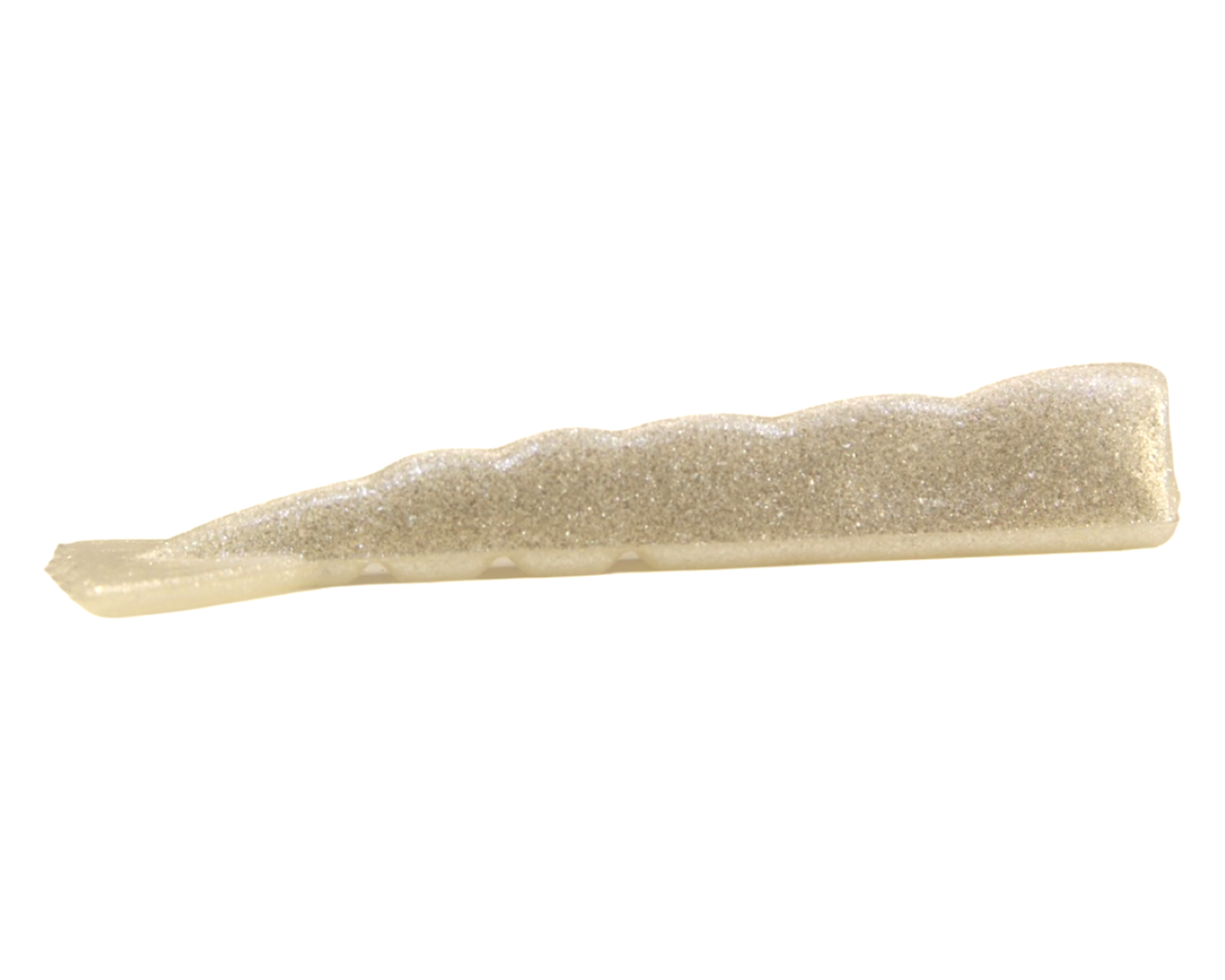 4inShrimp_Tail-Pearl-R&R Tackle Co. | Premium Saltwater Fishing Tackle. Their size and shape allow for a natural presentation in the water, making them ideal for attracting large predators like tarpon and snook. 