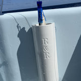 Pitch Tube- Dead Bait - R&R Tackle Co. | Premium Saltwater Fishing Tackle- Insulated bait tube to keep baits fresh and cold for hours. Perfect for baits like mackerels and ballyhoo. Low-profile design to prevent tangles, includes suction cups for easy mounting. Dimensions: 16" x 5" exterior, 14" x 3.5" interior (where the bait sits). Ideal for successful fishing and keeping baits in perfect condition. 