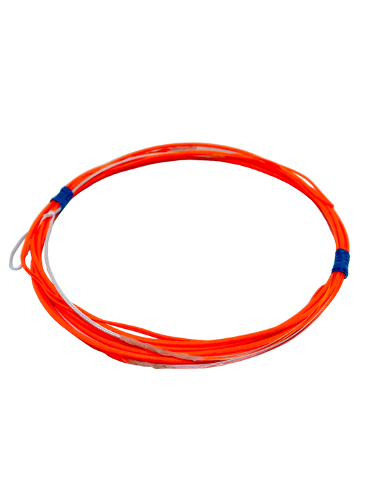 Swordfish Buoy Wind-on Leader Rigs - R&R Tackle Co. | Premium Saltwater Fishing Tackle. Maximize your daytime swordfishing success with the premade rigs from R&amp;R Tackle. These 12-ft orange 200 lb monofilament leaders come ready to fish, featuring two professionally whipped Dacron loops for fast and secure connections.

Specifically designed for buoy-style swordfishing, these rigs allow you to fish multiple rods efficiently, increasing your chances of a deep-water hookup. 
