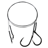 R&R Tackle Co. | Premium Saltwater Fishing Tackle. When trying to pursue toothy fish or even billfish these high quality titanium leaders are the best. Approximately 36 inches long, using a high quality stainless steel crane swivel
