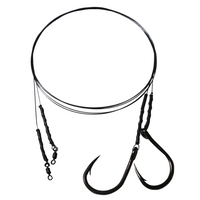 R&R Tackle Co. | Premium Saltwater Fishing Tackle. When trying to pursue toothy fish or even billfish these high quality titanium leaders are the best. Approximately 36 inches long, using a high quality stainless steel crane swivel