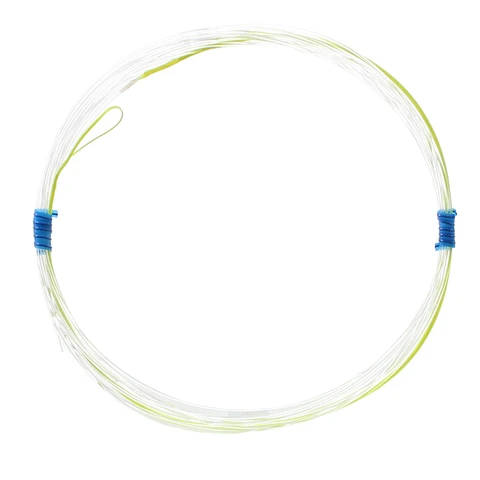 Wind-on Trolling Leader - R&R Tackle Co. | Premium Saltwater Fishing Tackle. This leader, available in breaking strengths of 50, 80, 100, 130, 150, 200, 250, 300, 400, and 500 lbs, is specifically designed to withstand the capture of large fish such as tuna, marlin, and dorado, providing a clean connection without bulky knots thanks to its Wind-On system.